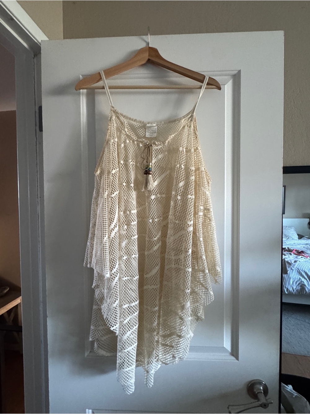 Vintage Lucky Brand Cream Bathing Suit cover